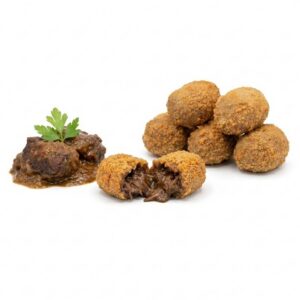 Croqueta de Carrillera y Boletus